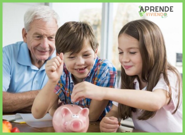 ¿Cuáles son las 4 funciones financieras básicas que los padres pueden modelar y enseñar a sus hijos en el entorno familiar?